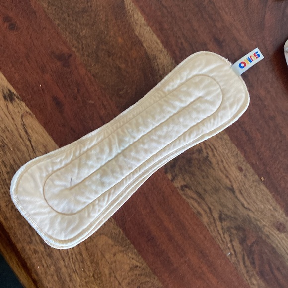 Sumo Baby Cloth Diaper Size Small (2-5 kg) with one UFO insert in Brown Trim - Picture 5 of 5